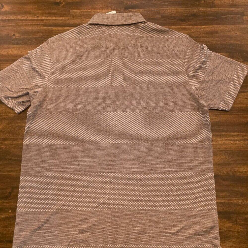 Michel Rouen Men's Performance Polo Shirt Heather Stretch Golf MRPS034 NWT - Picture 5 of 5